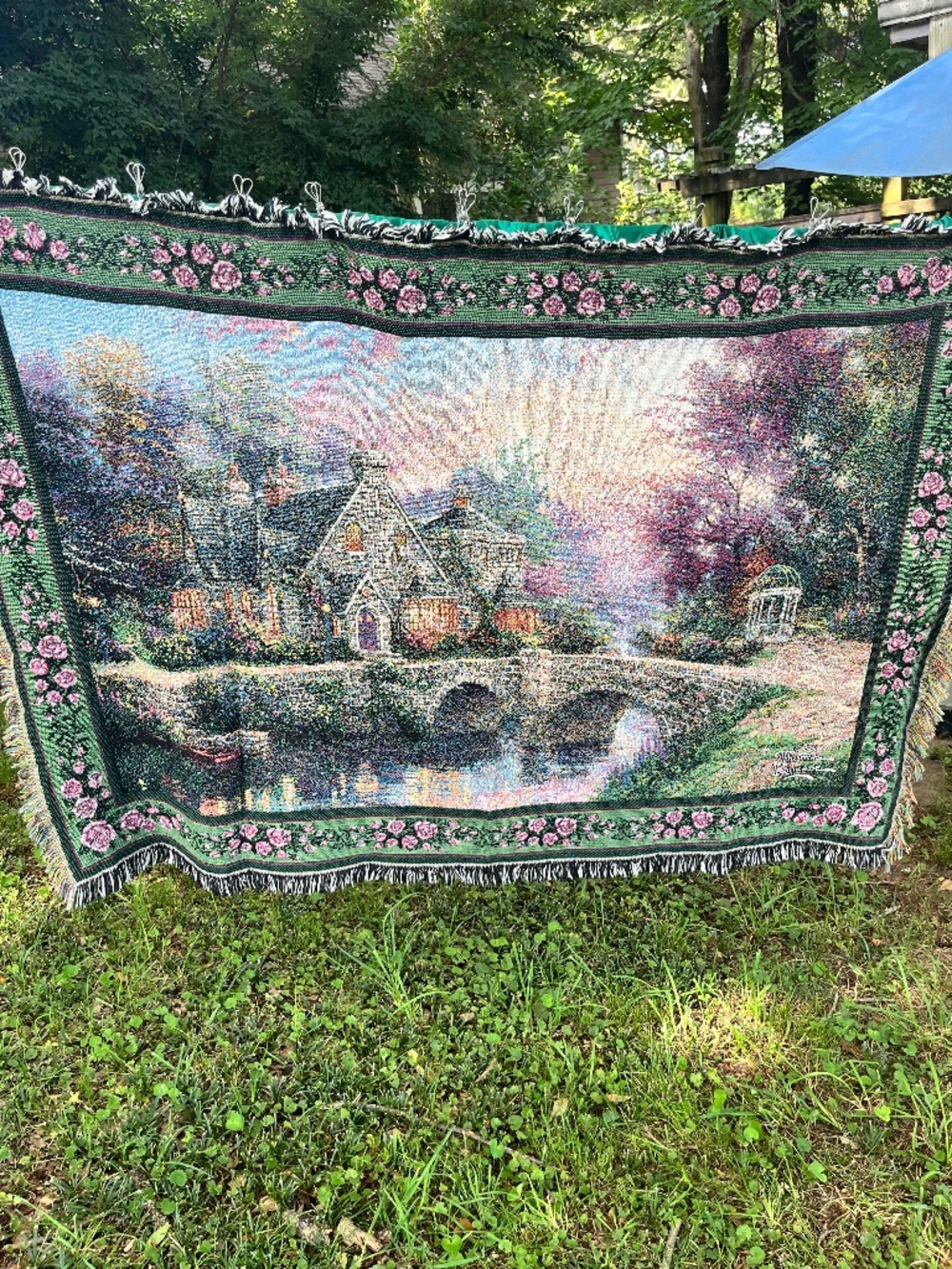 Thomas Kinkade tapestry